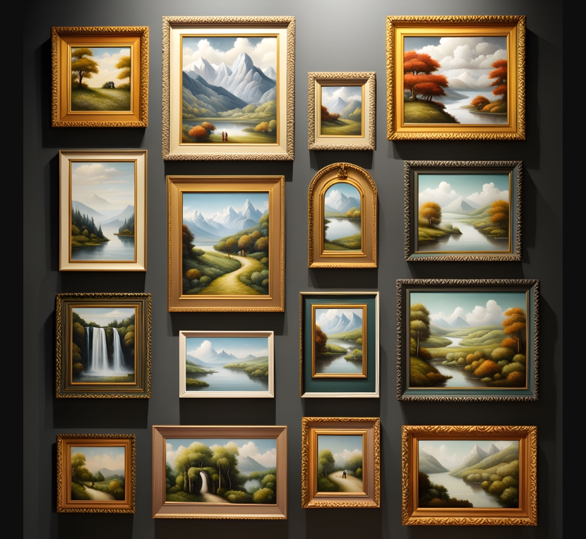 Bilderwand gestalten: so kreieren sie eine einzigartige galerie im wohnzimmer 1 Comment créer un mur de galerie unique dans votre salon